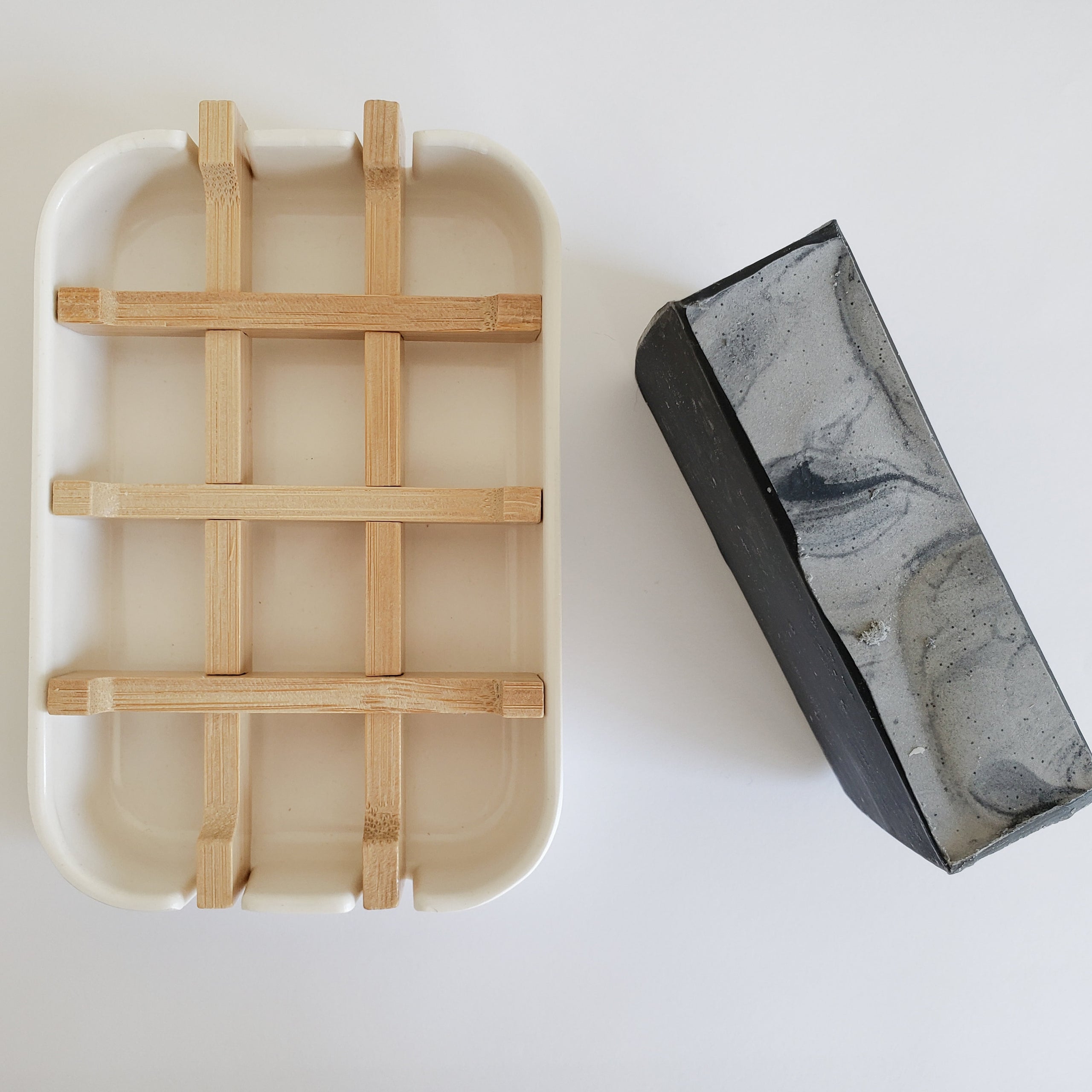 Compostable, Biodegradable, Bamboo and Corn Starch Draining Soap